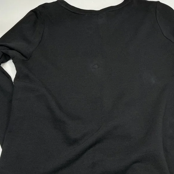 SET of 2 LOFT Women's Floral/Plaid Print Crew Neck Sweaters Knit Layered Look M - Picture 10 of 11